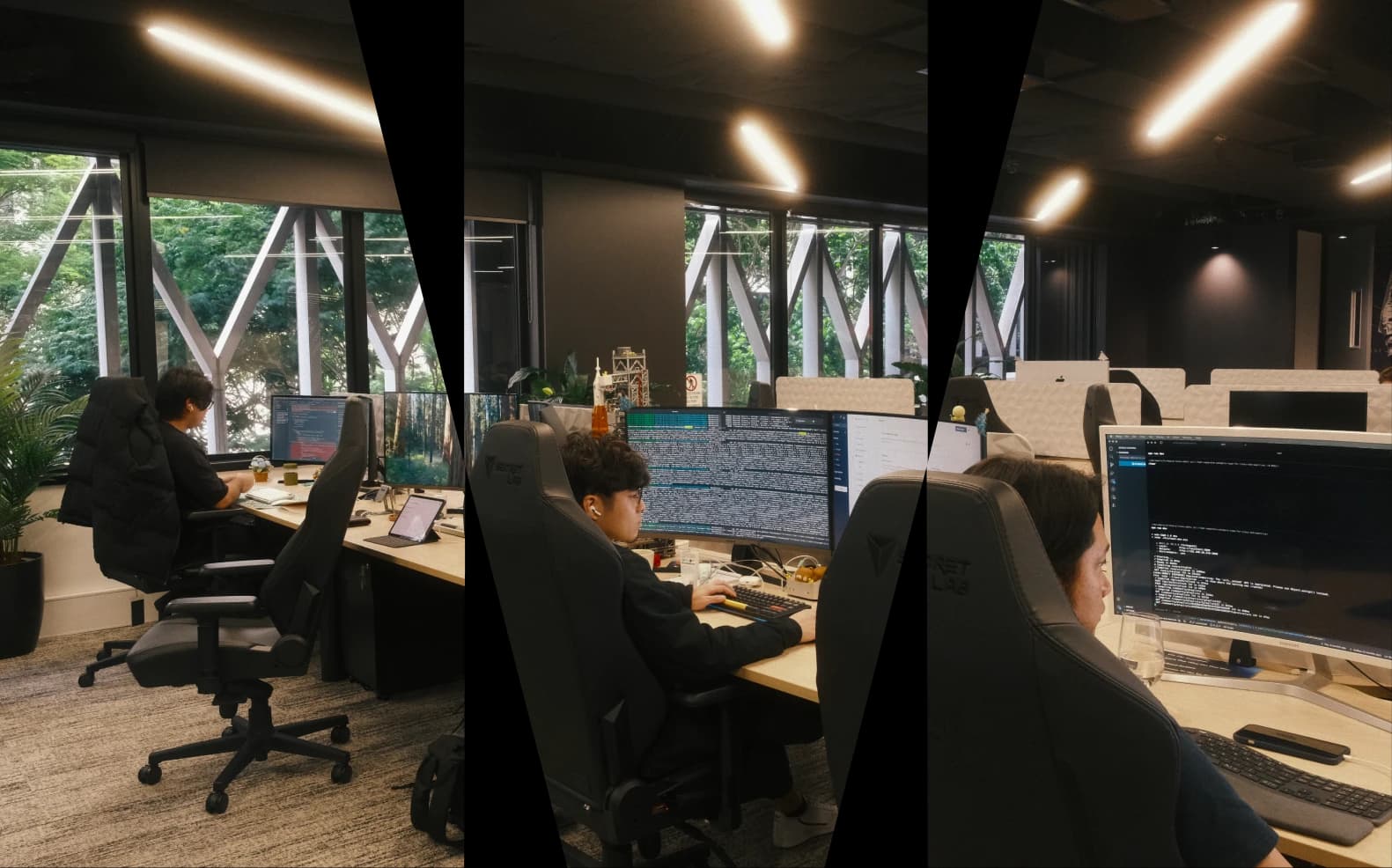 The Moonward team at work in the Brisbane studio