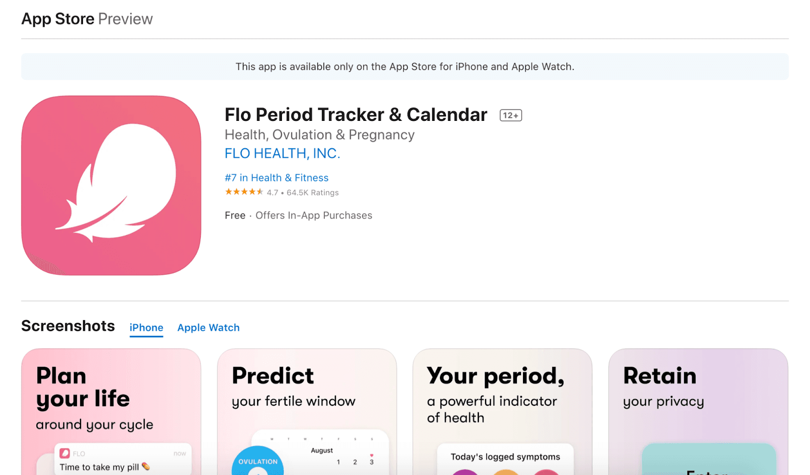What is your apps message to the market
