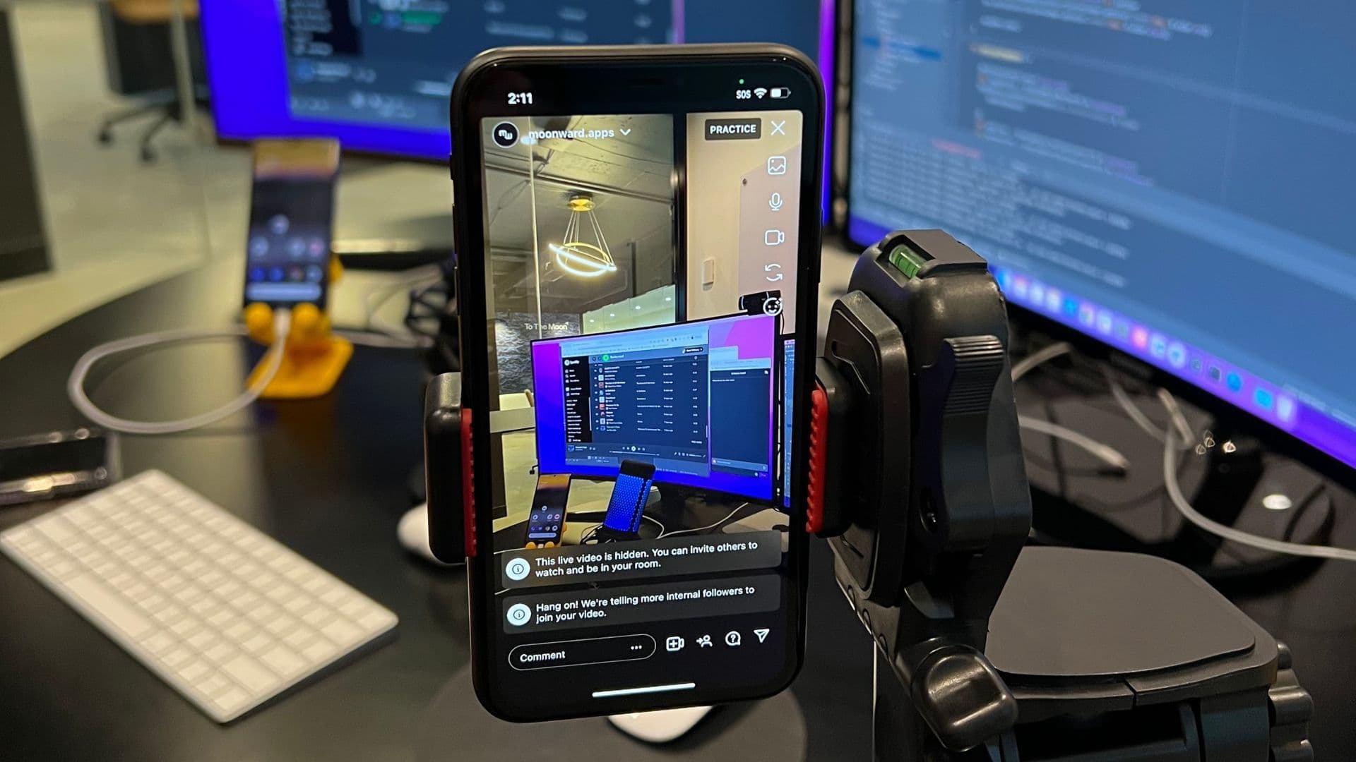 Why Moonward has started live streaming our code