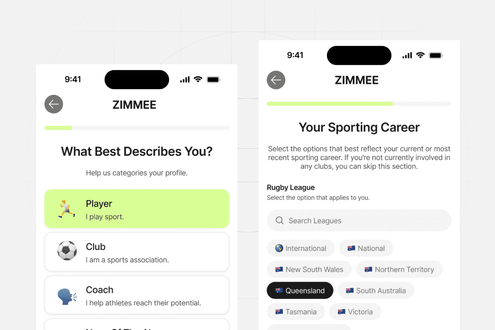 Intuitive Profile Setup