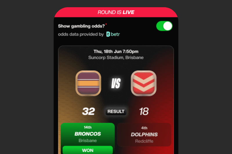 NRL Tips and Live Scores