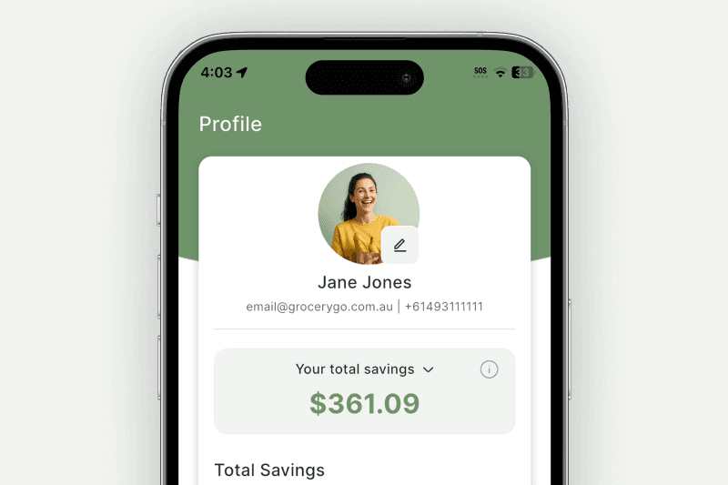 Savings Tracking