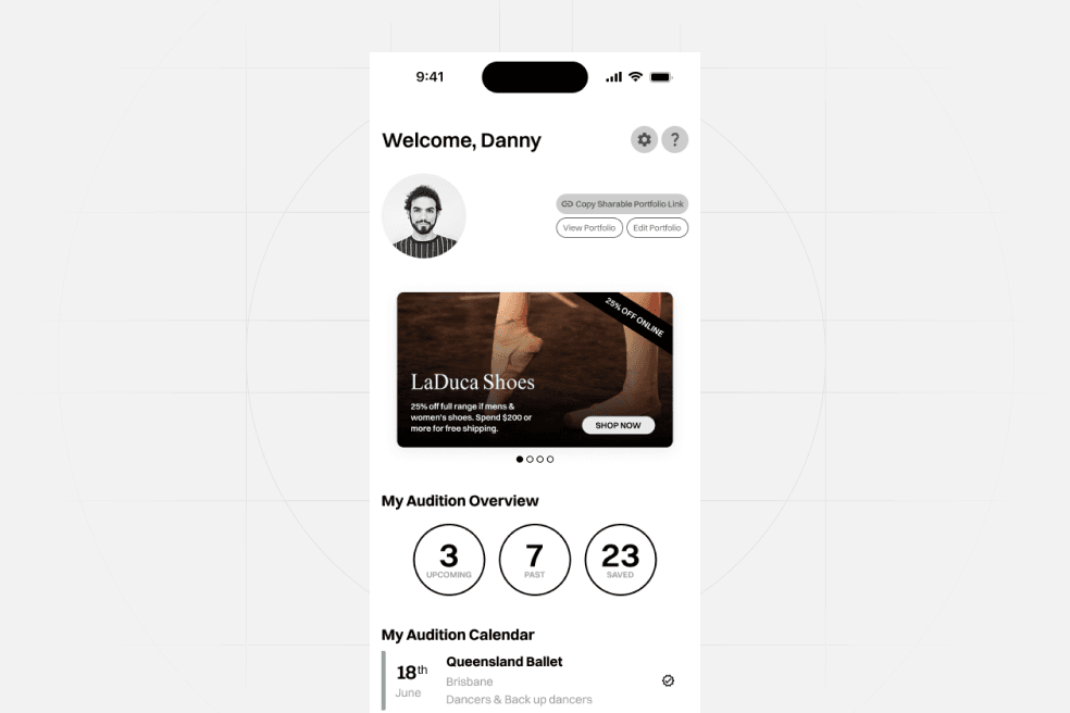 HOME SCREEN